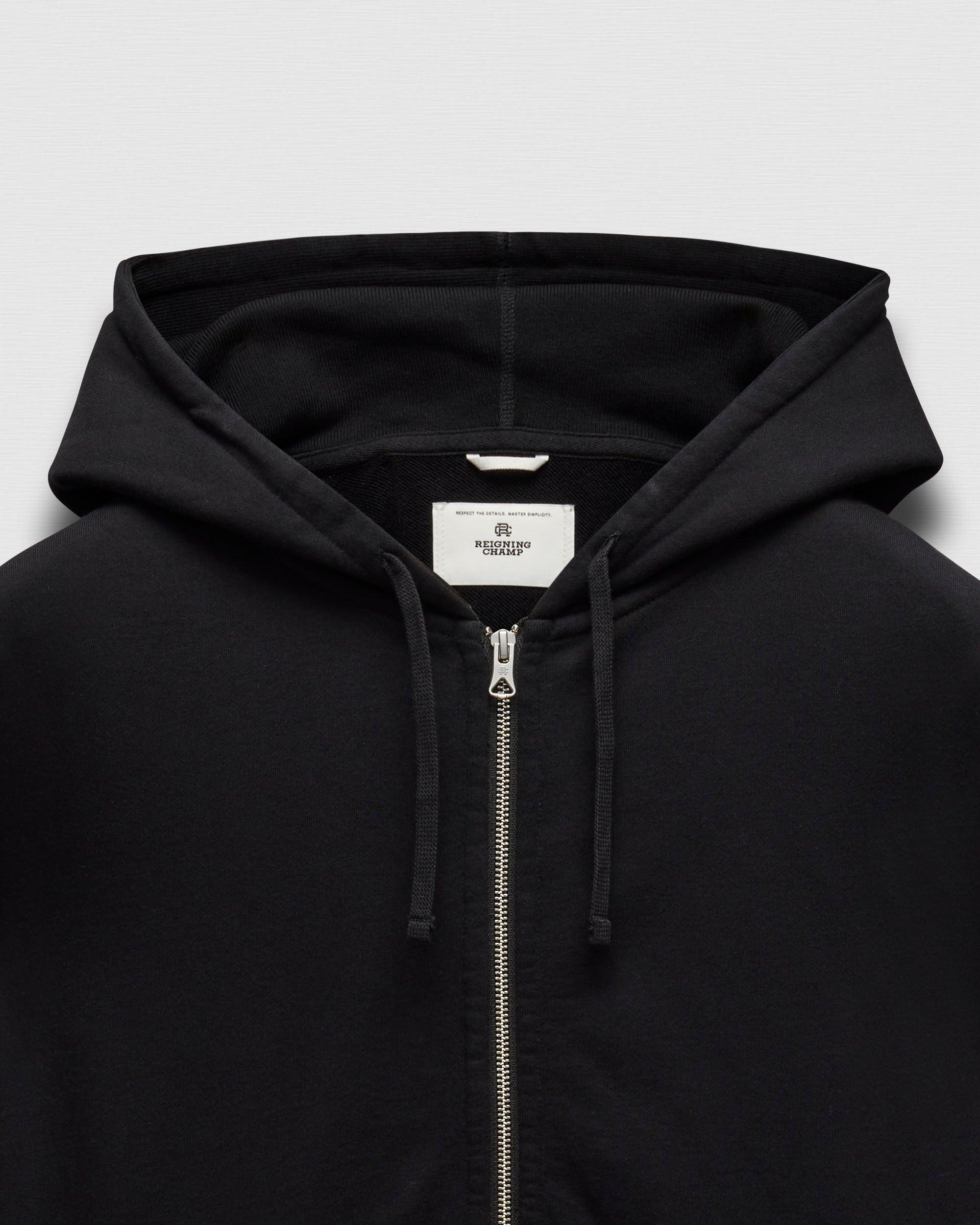 Midweight Terry Relaxed Zip Hoodie Male Product Image