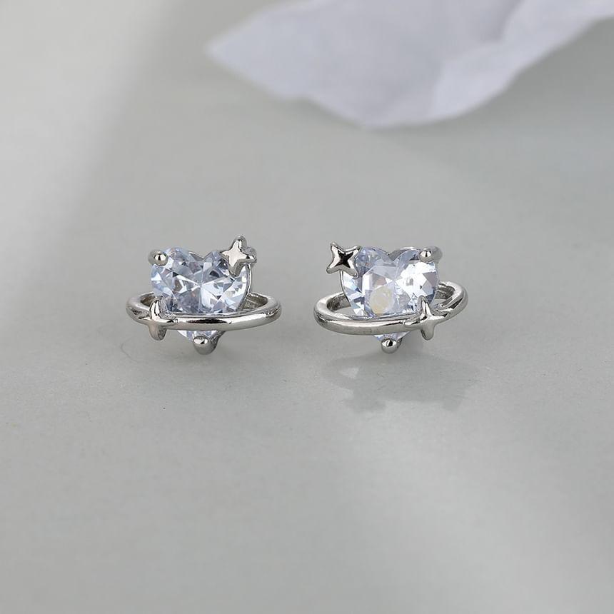 Rhinestone Alloy Stud Earring (Various Designs) Product Image