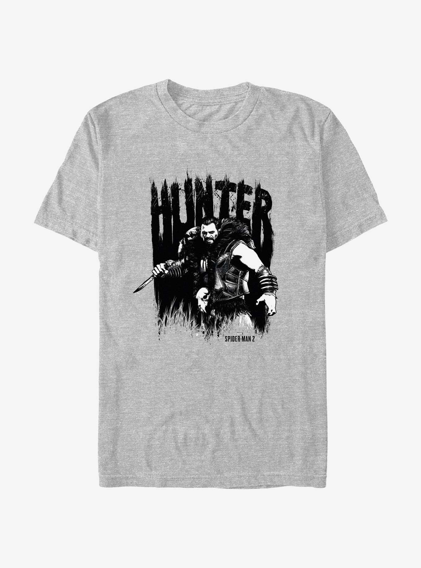 Marvel Spider-Man 2 Game Hunter Kraven Portrait T-Shirt Product Image