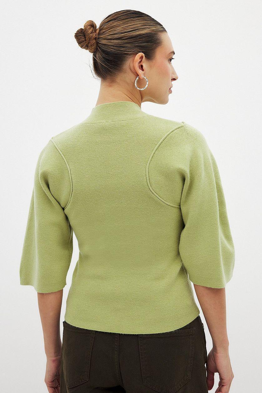 Knitted Turtle Neck Sweater Product Image
