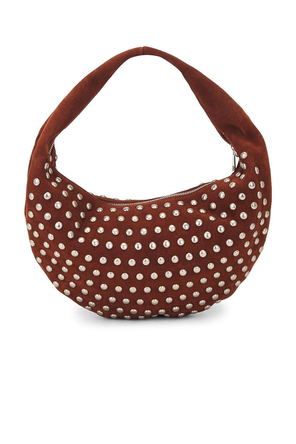 Studded Hobo Bag Understated Leather Product Image