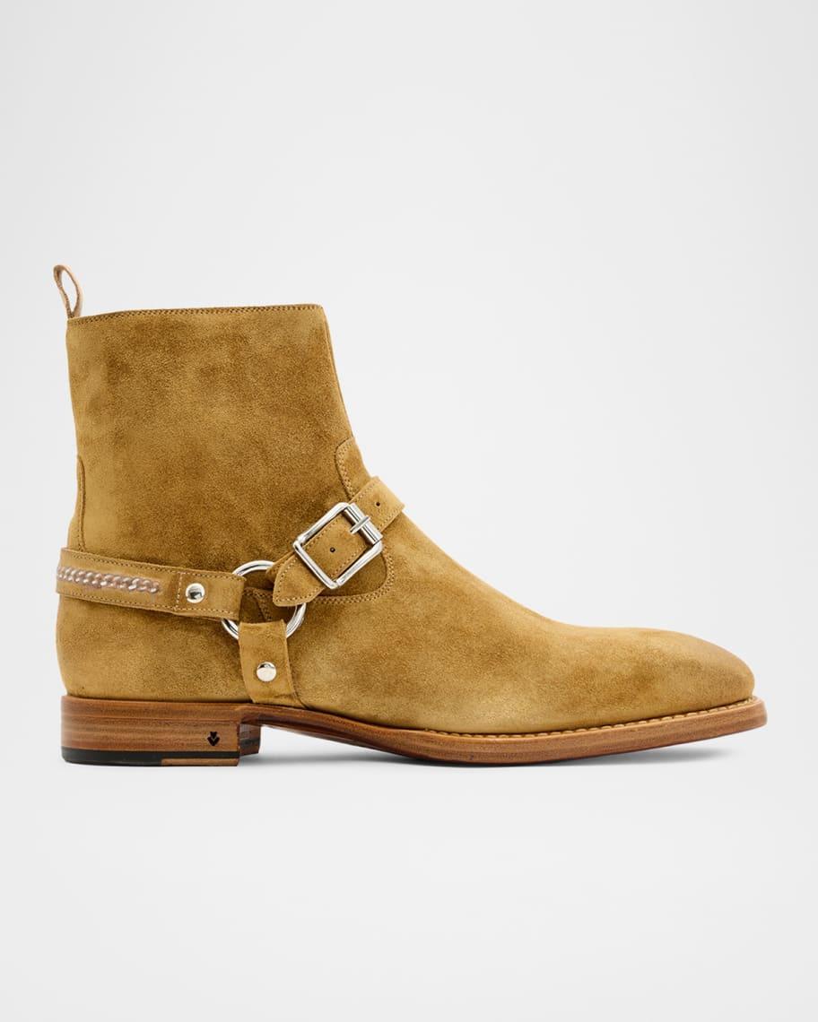 Men's Regent Harness Suede Ankle Boots Product Image