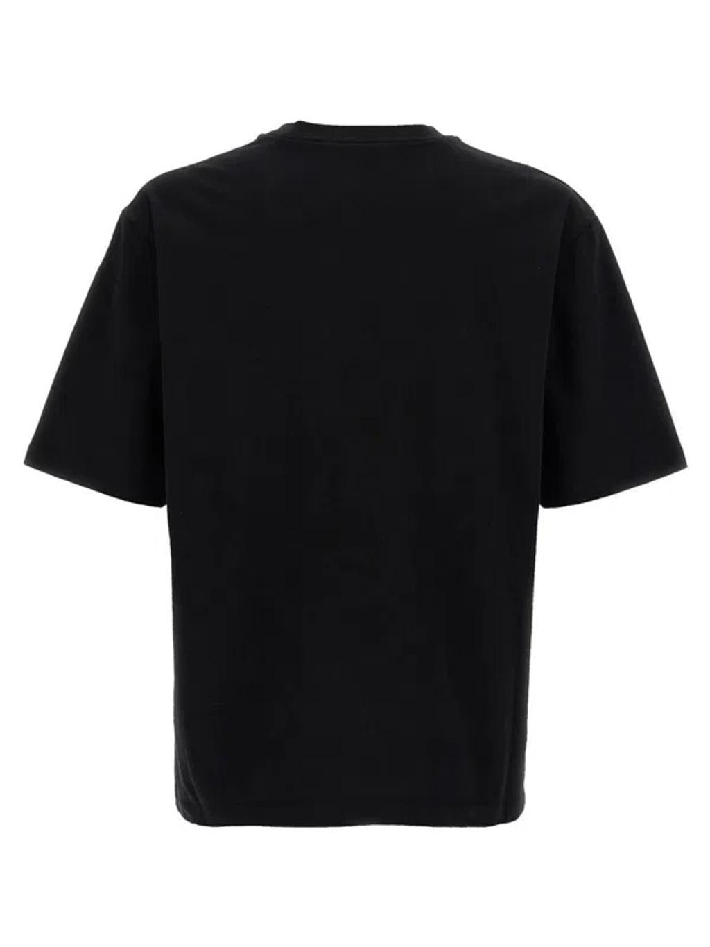 DSQUARED2 Loose Fit Cotton Logo T-shirt In Black Product Image
