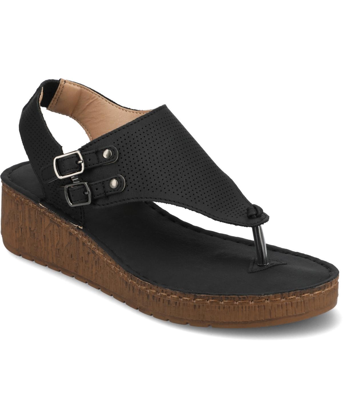 Journee Mckell Womens Wedge Sandals Product Image