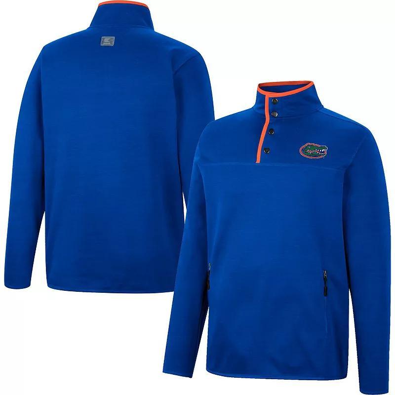 Men's Colosseum Royal Florida Gators Rebound Quarter-Snap Jacket,  Product Image