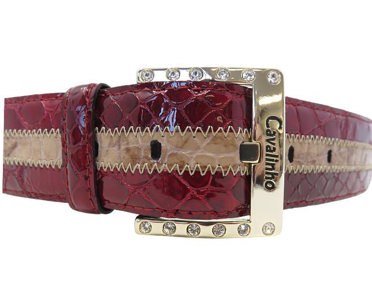 Burgundy Belt Female Product Image