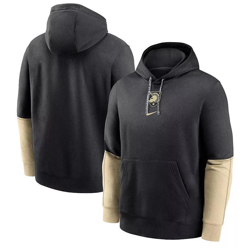 Men's Nike Black Army Black Knights 2024 Sideline Club Fleece Pullover Hoodie,  Product Image