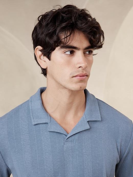 Variegated Ribbed Polo Product Image