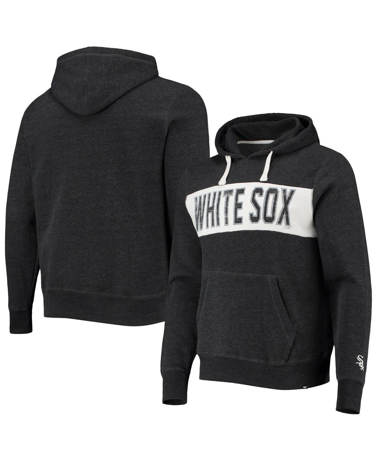 Mens 47 Heathered Black Chicago White Sox Team Pullover Hoodie Product Image