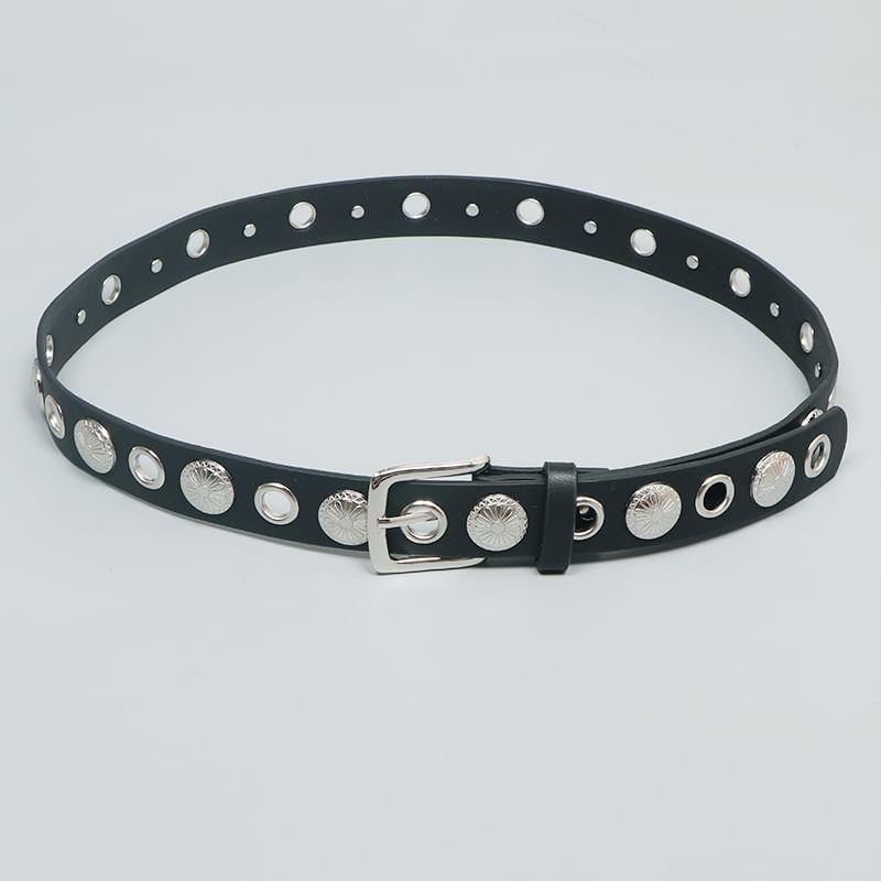 Faux Leather Buckled Belt Product Image