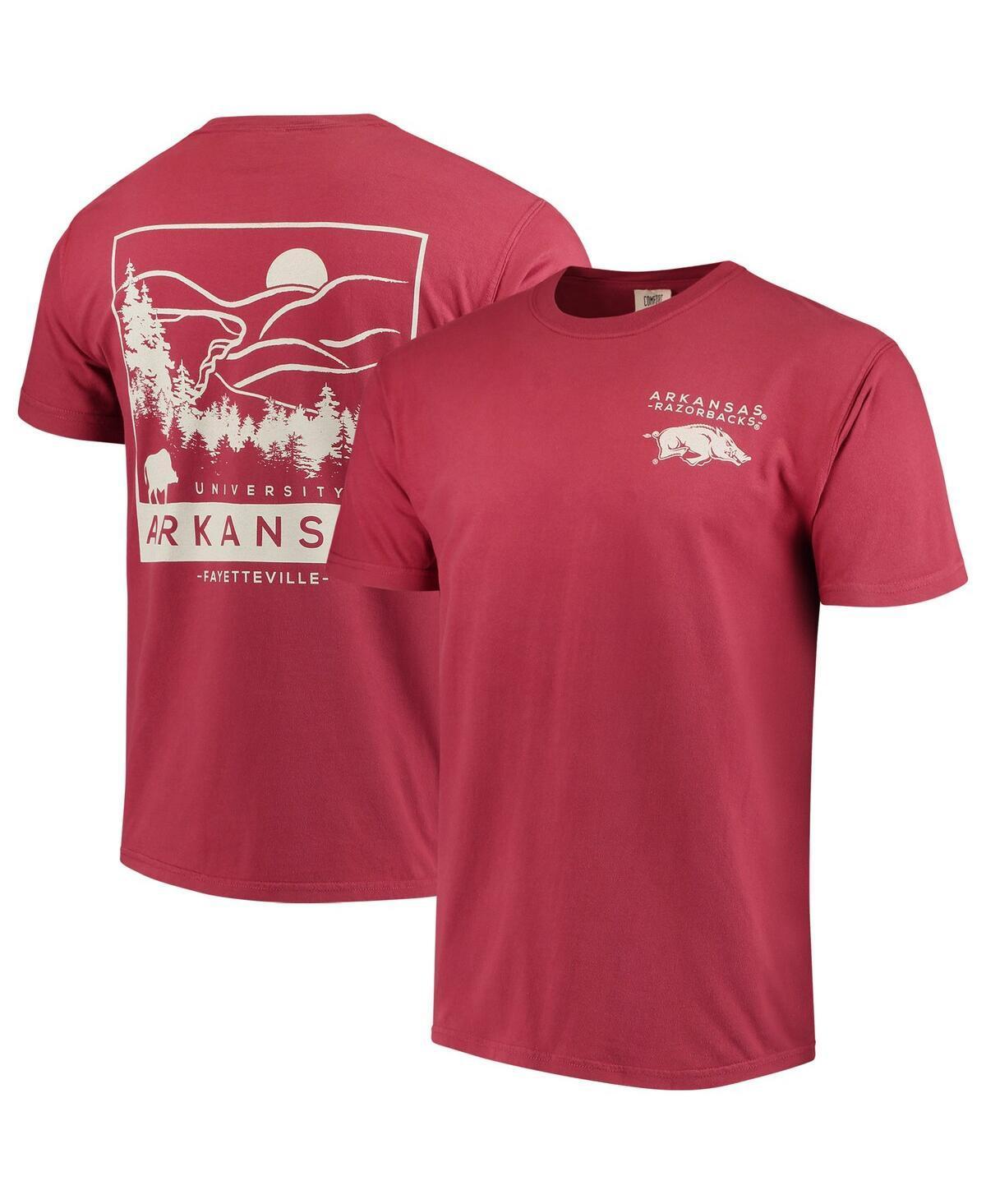 Men's Cardinal Arkansas Razorbacks Comfort Colors Local T-Shirt, Size: Small, Red Product Image