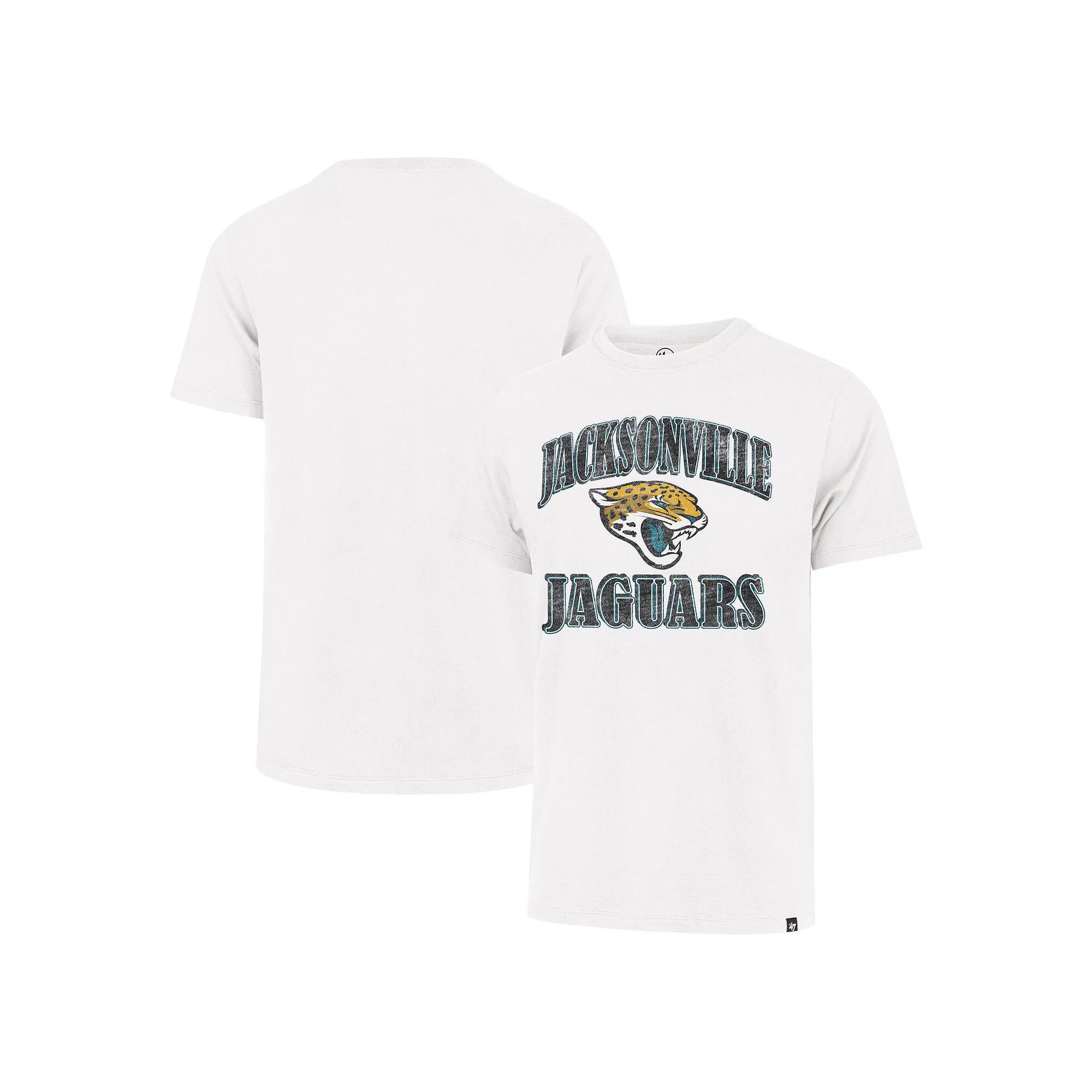 Men's '47 White Jacksonville Jaguars Overrun Franklin T-Shirt,  Product Image
