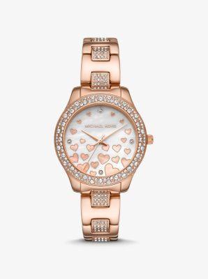 Mini Liliane Pavé -Tone Heart Watch Product Image