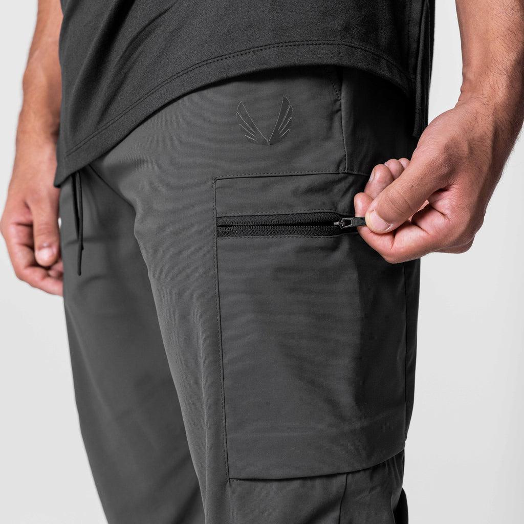 0656. Tetra-Lite® Standard Zip Jogger - Space Grey Male Product Image