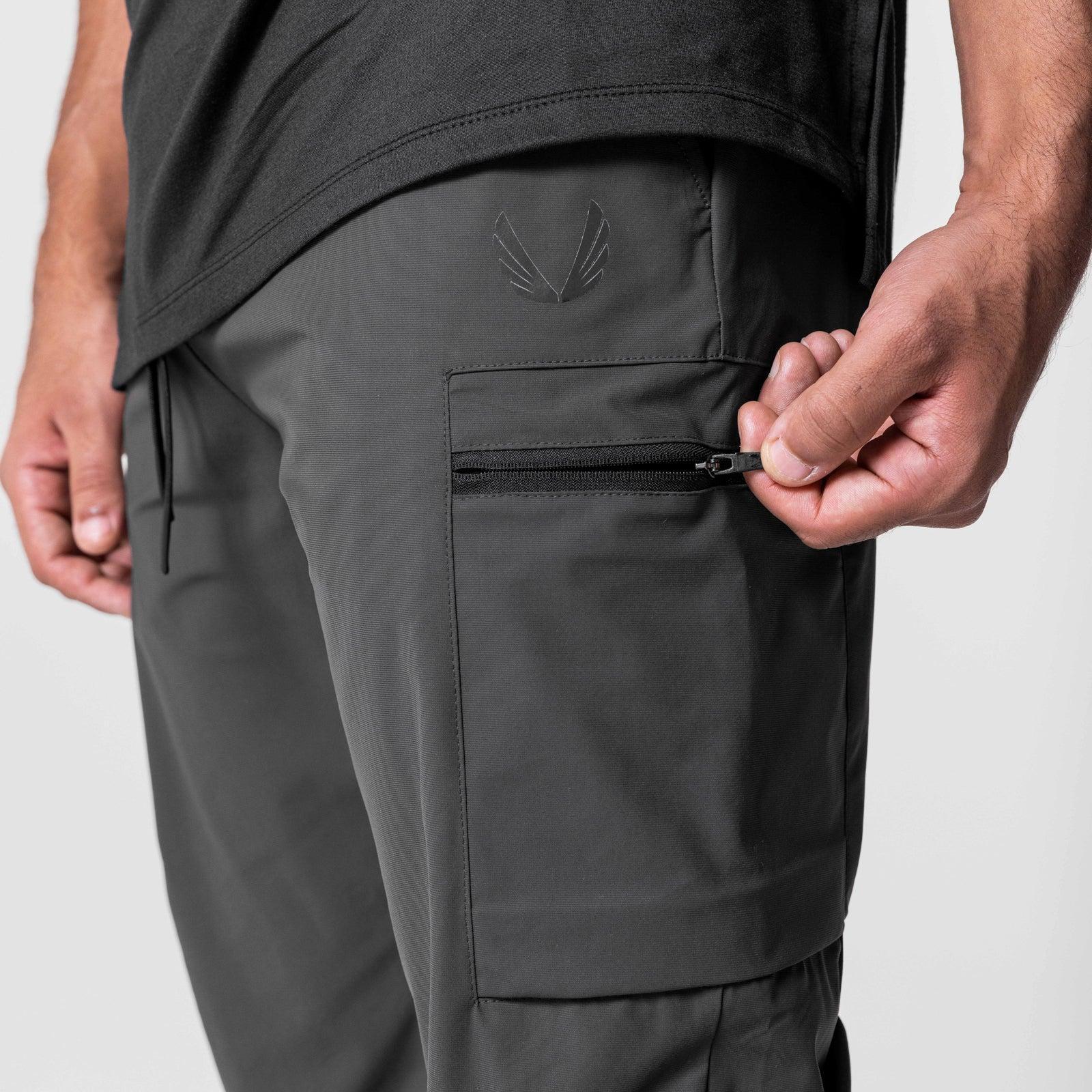 0656. Tetra-Lite® Standard Zip Jogger - Space Grey Male Product Image