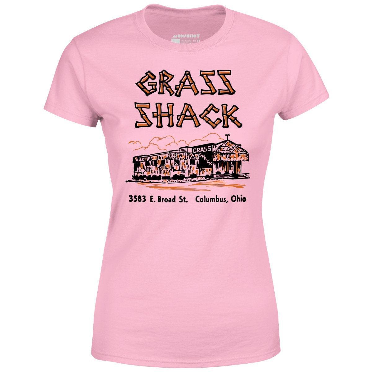 Grass Shack - Columbus, OH - Vintage Tiki Bar - Women's T-Shirt Female Product Image