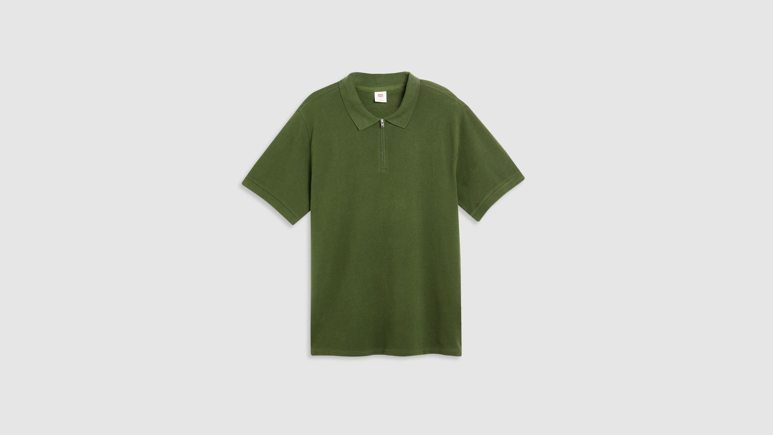Zip Polo Shirt Product Image
