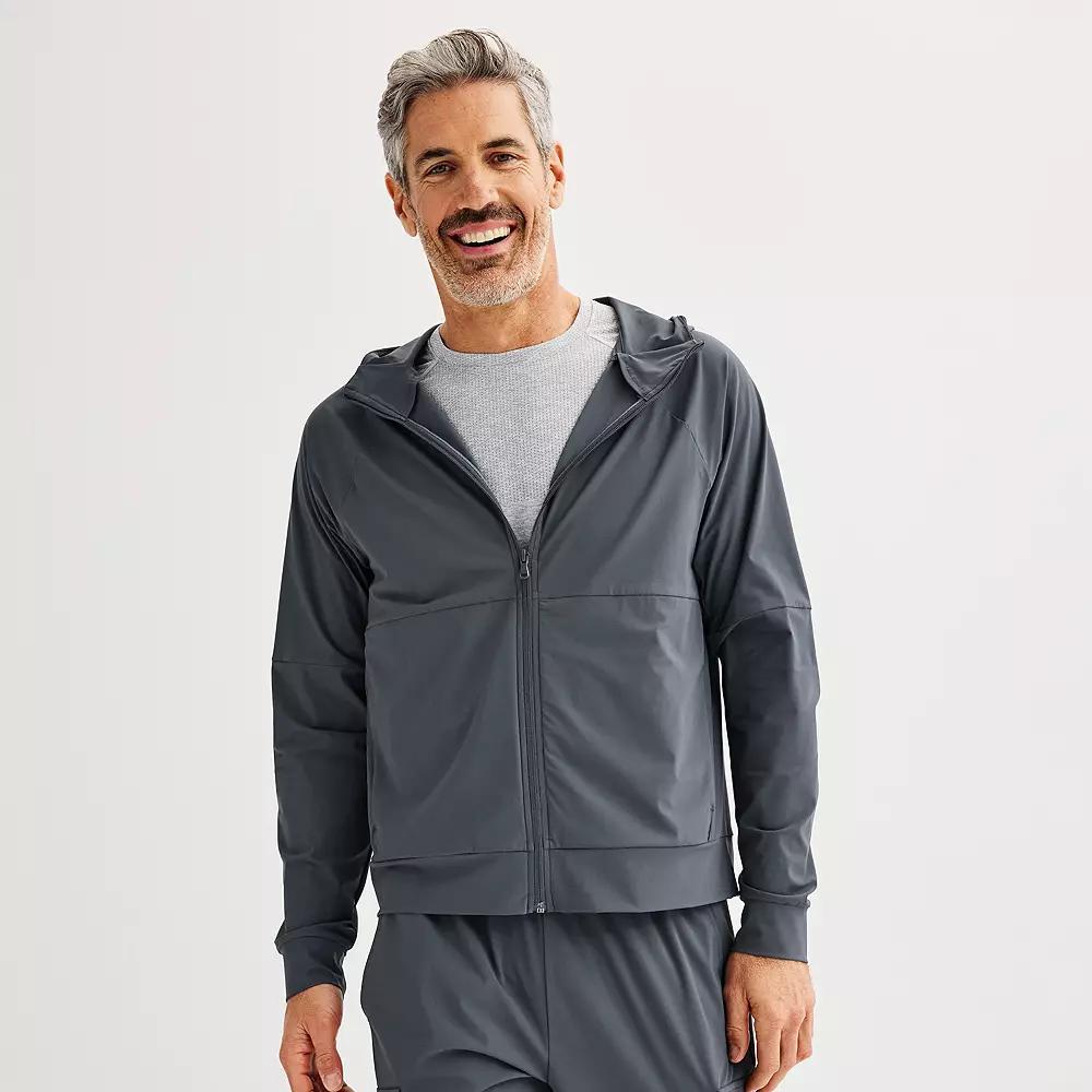 Men's Tek Gear® Performance Zip-Up Hooded Jacket,  Product Image