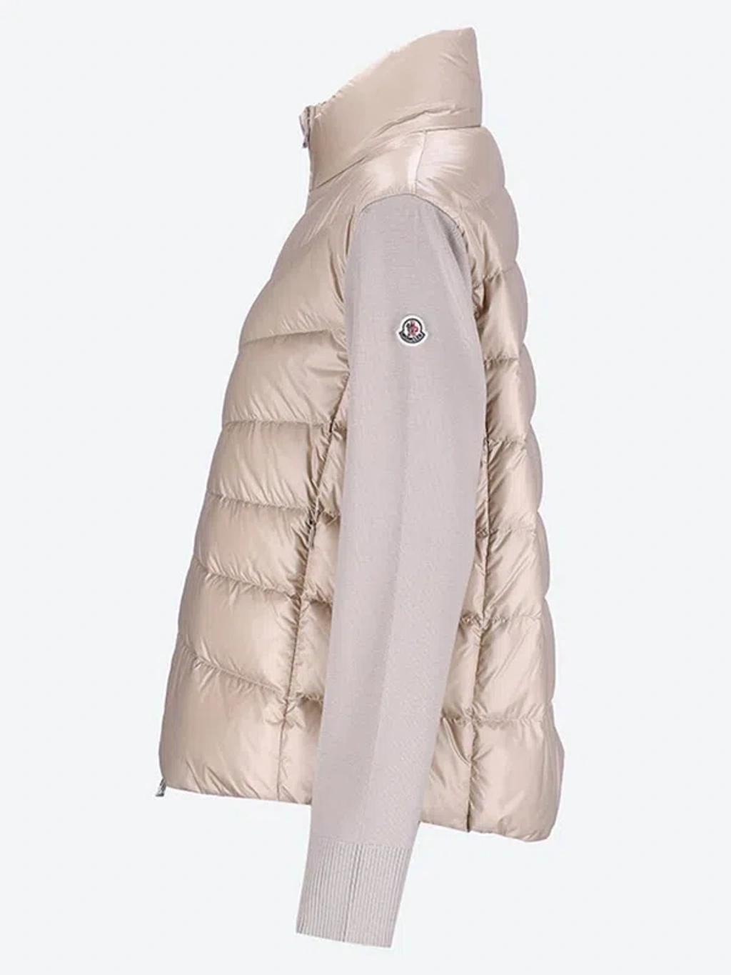 MONCLER Women Cardigan In Cream Product Image