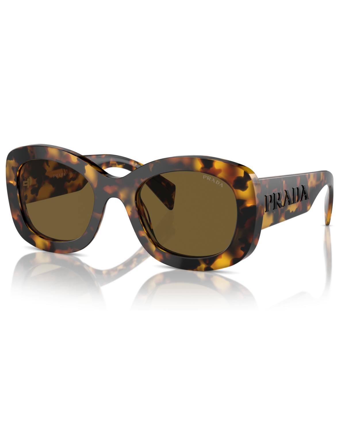 Prada Womens PR A13S 54mm Oval Sunglasses Product Image