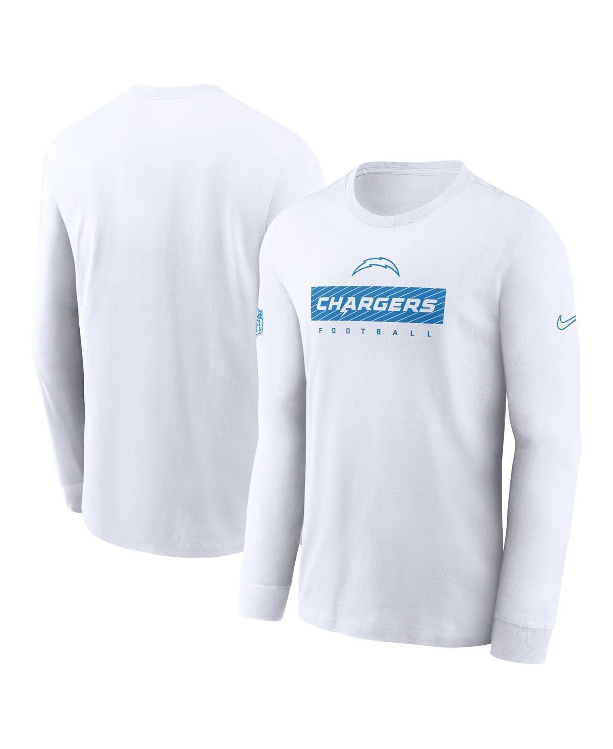 Los Angeles Chargers Sideline Team Issue Nike Mens Dri-FIT NFL Long-Sleeve T-Shirt Product Image