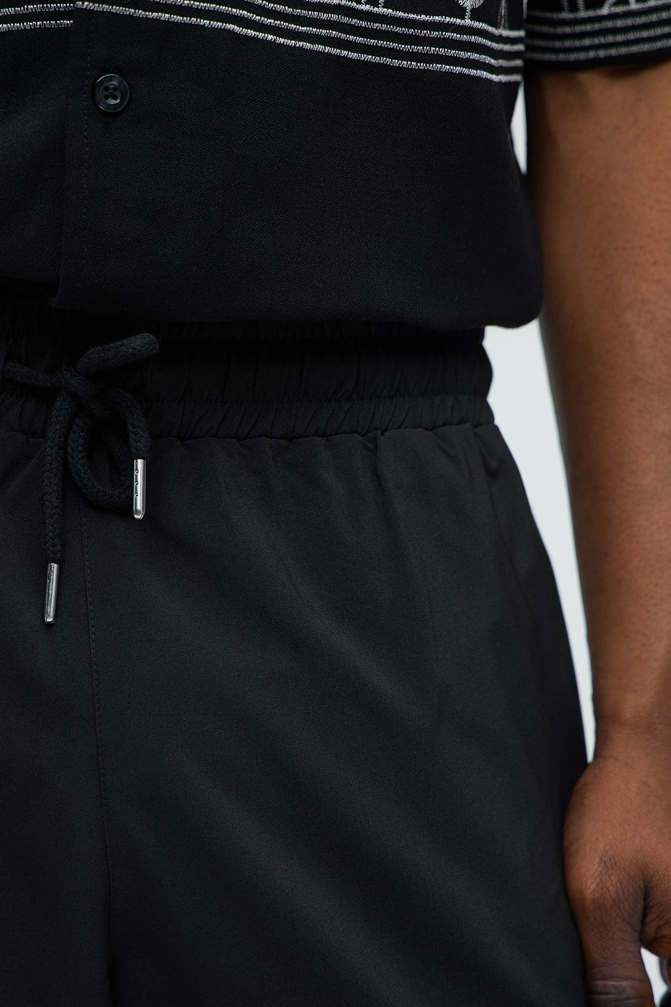 Embroidered Floral Swim Classic Trunk - Black/combo Male Product Image