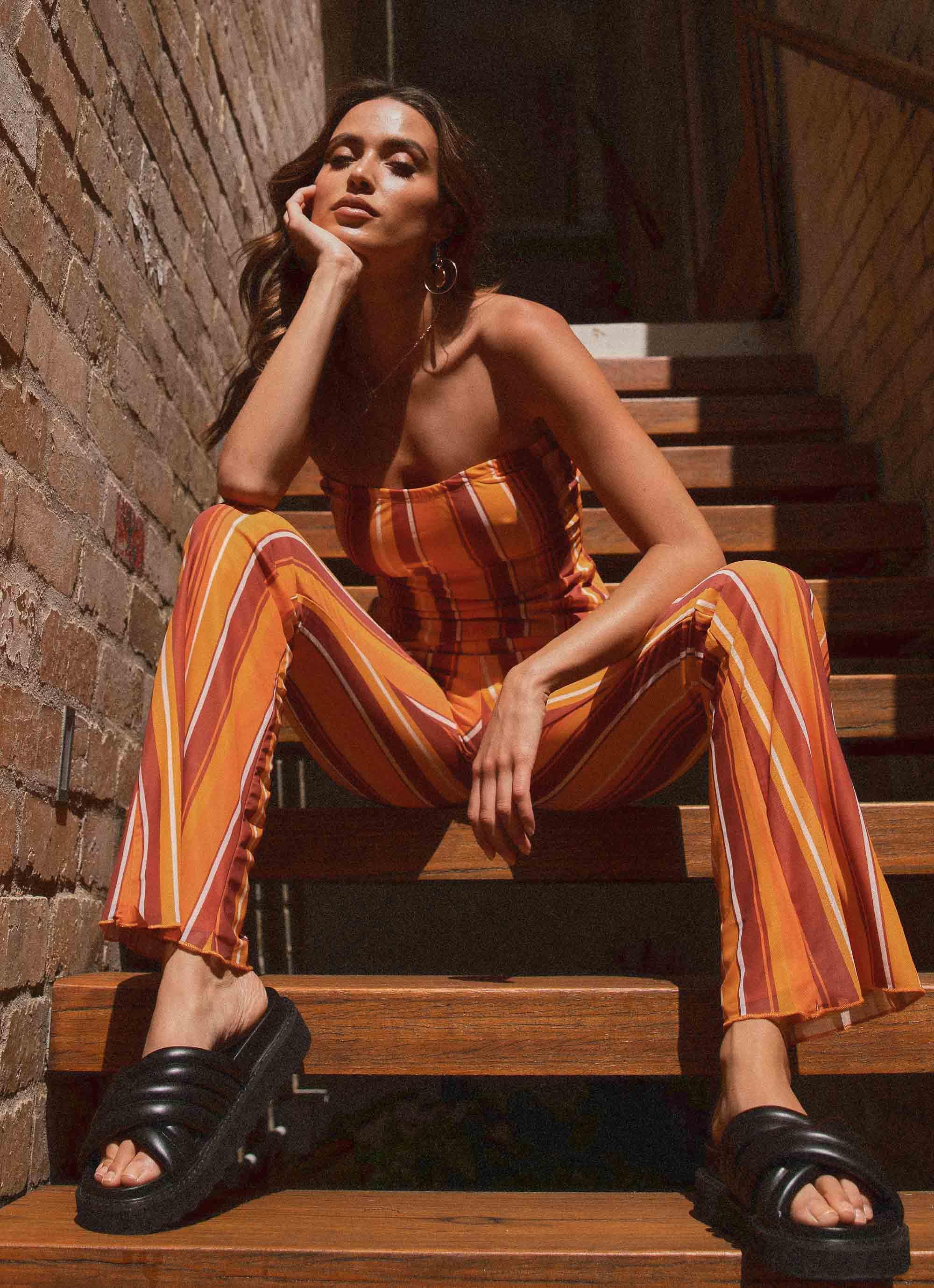 Catching Last Light Pants - Golden Hour Stripe Product Image