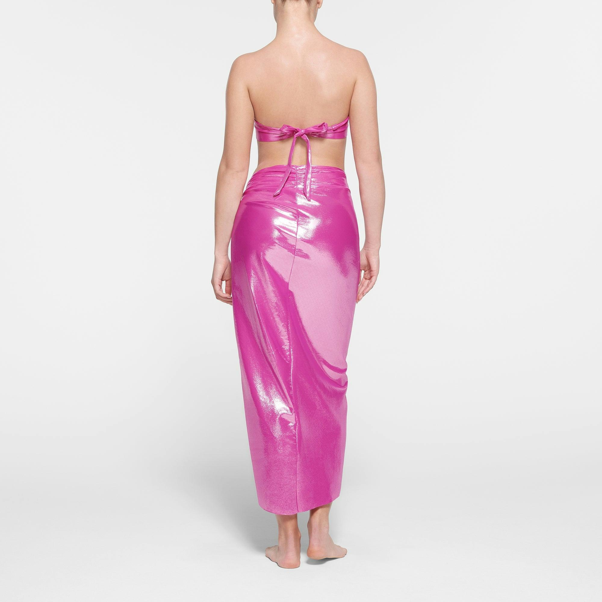 LIQUID SHINE SWIM SARONG SKIRT | LOLLIPOP Product Image