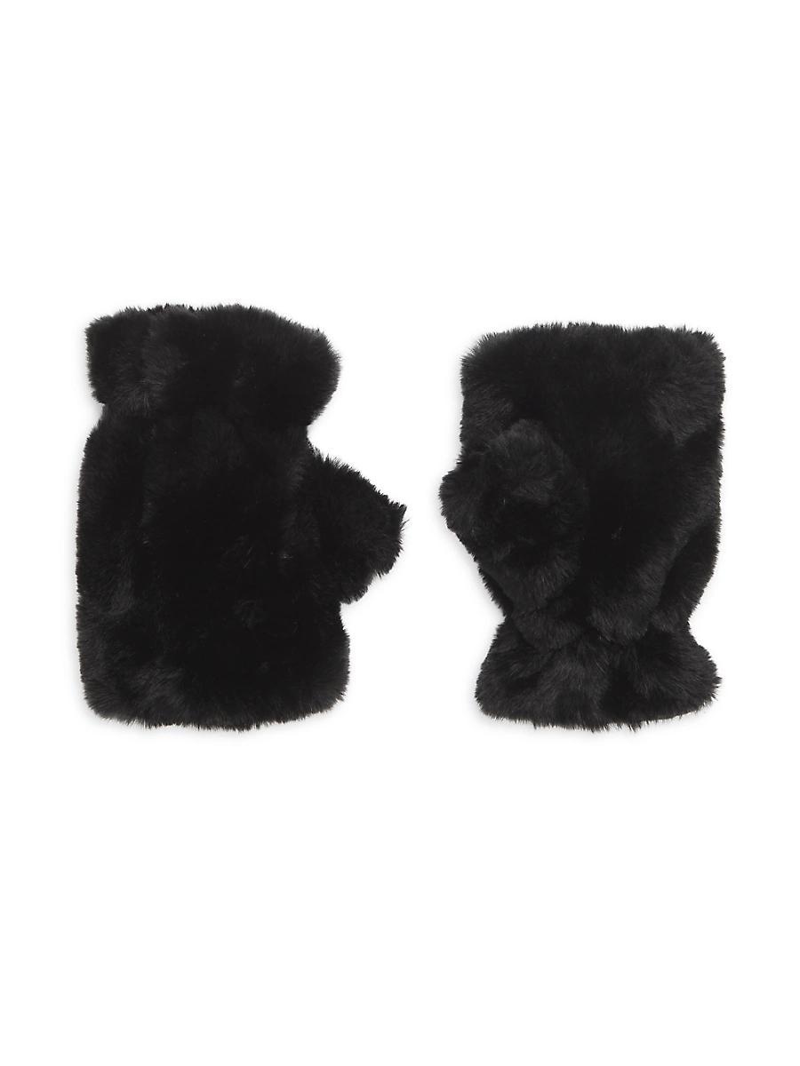 Womens Ariel Faux Fur Fingerless Gloves Product Image