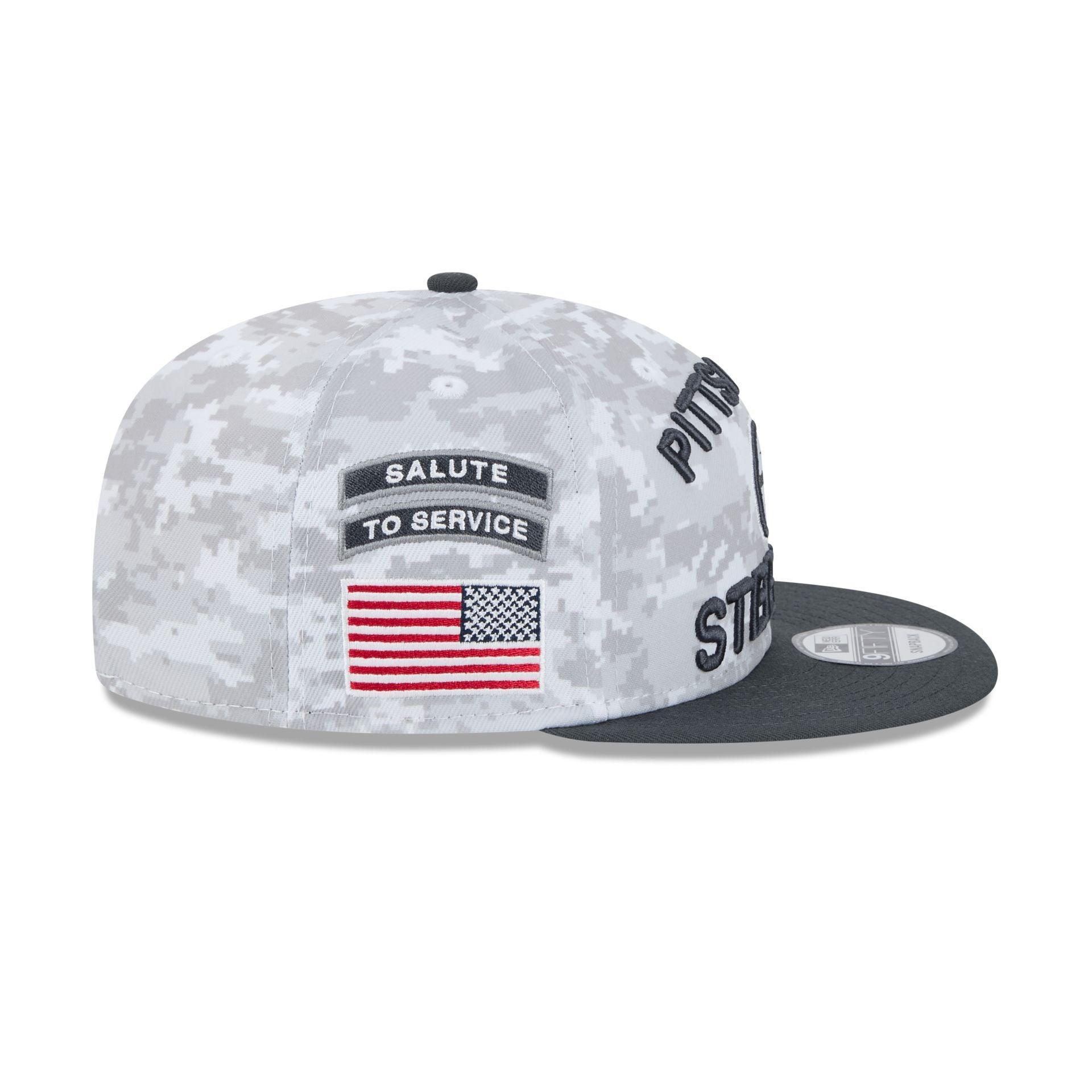 Pittsburgh Steelers 2024 Salute to Service 9FIFTY Snapback Hat Male Product Image