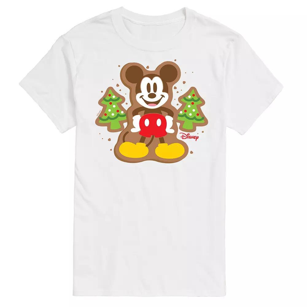 Disney's Big & Tall Mickey Cookie Graphic Tee, Men's, Size: XXL Tall, White Product Image