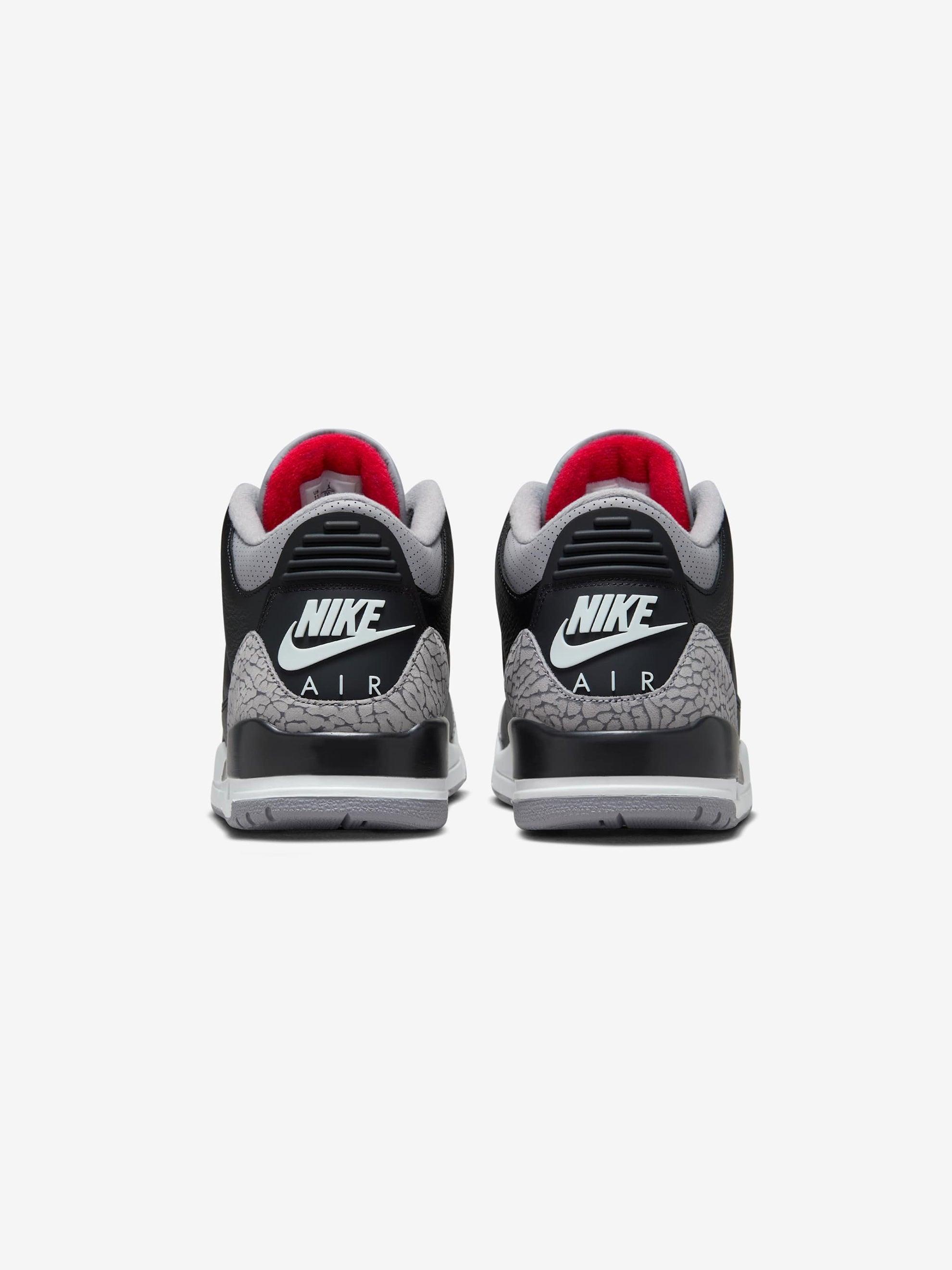 Air Jordan 3 Retro (BLACK/FIRE RED-CEMENT GREY-SUMMIT WHITE) Product Image