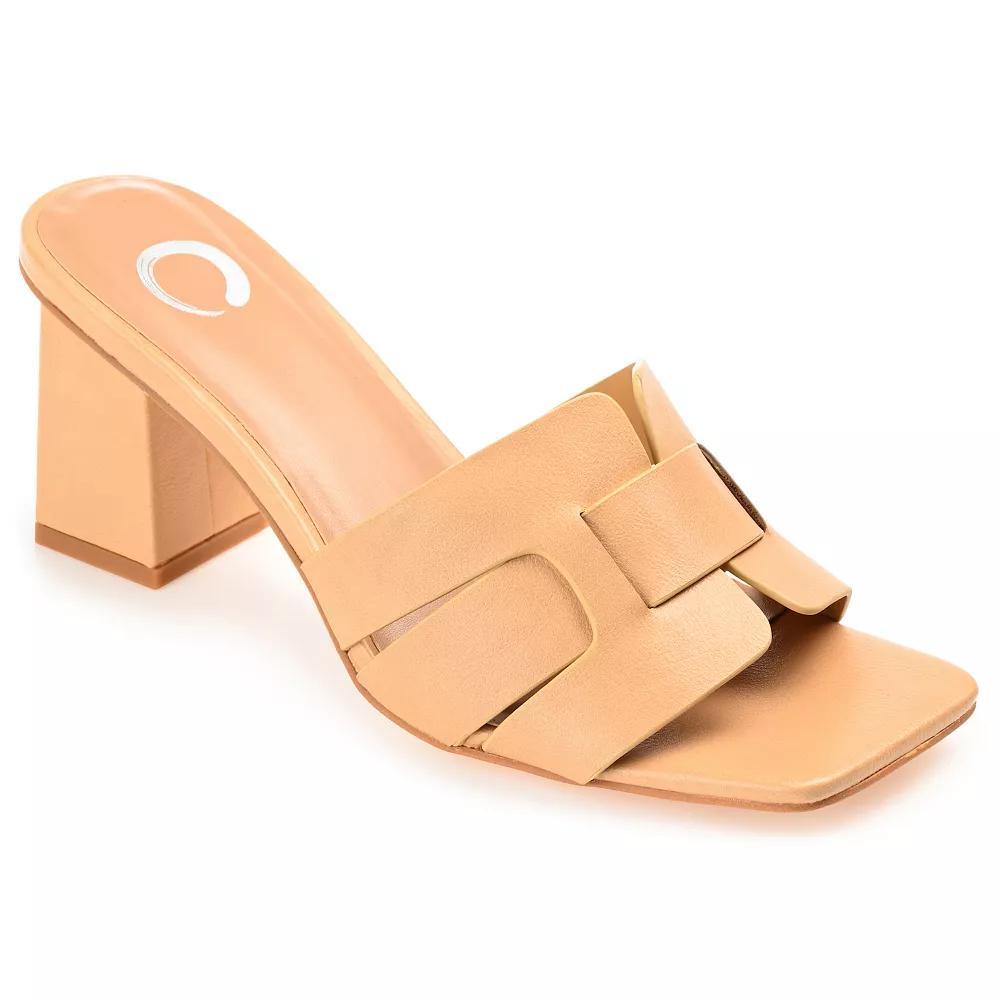 Journee Renatta Women's Block Heel Sandals,  Product Image