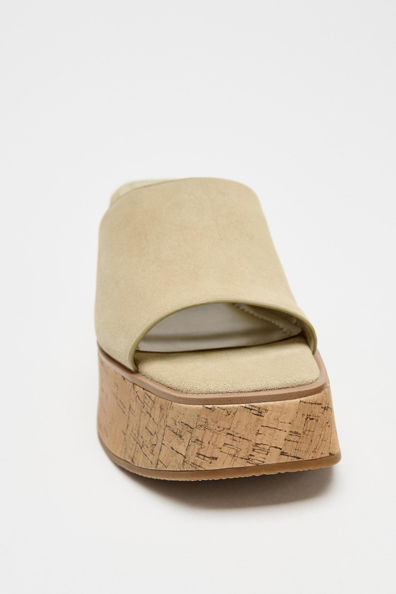 SUEDE PLATFORM WEDGES Product Image