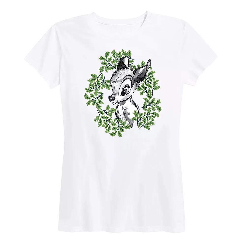 Disney's Bambi Women's Wreath Graphic Tee,  Product Image