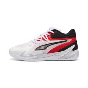 PUMA Dagger Mens Basketball Shoes in Red/Black Product Image