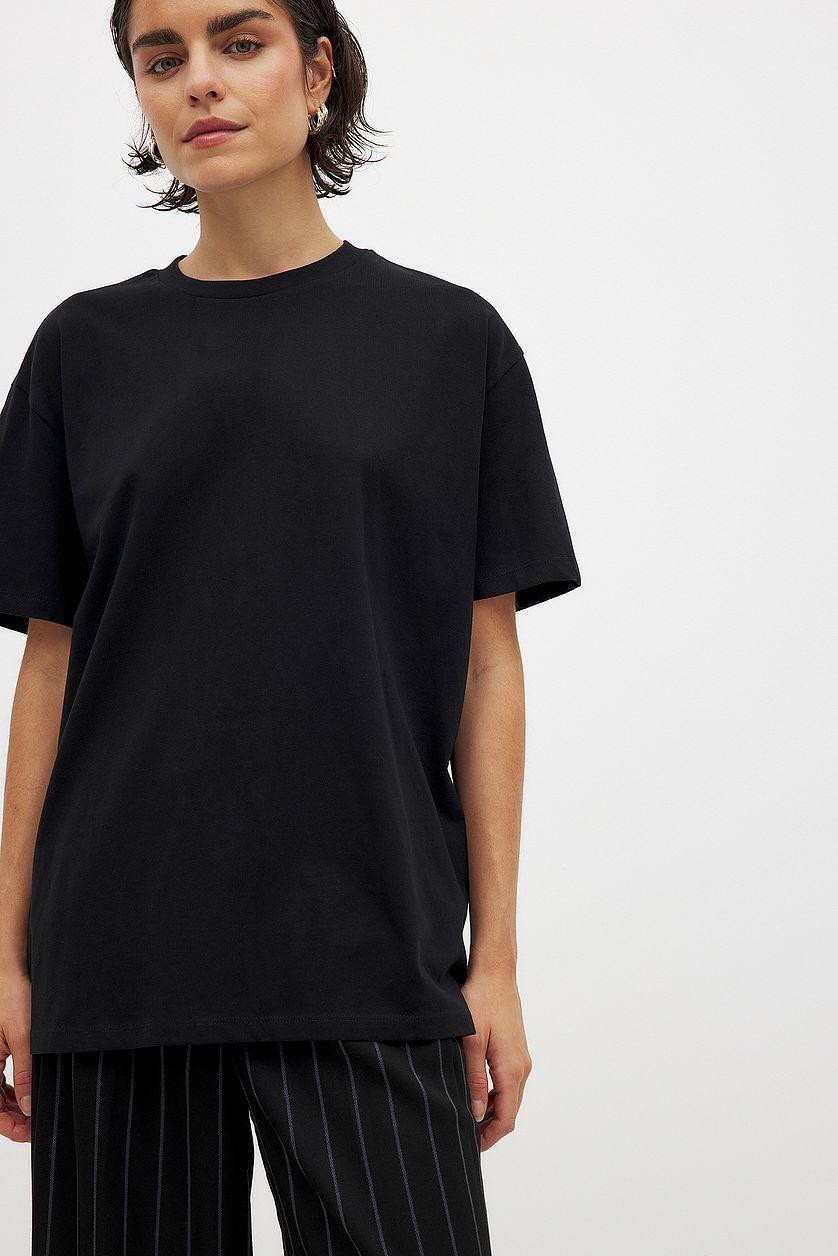 Round Neck Oversized Tee Product Image