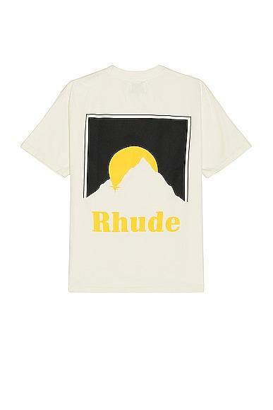 Rhude Moonlight Tee in Cream Product Image