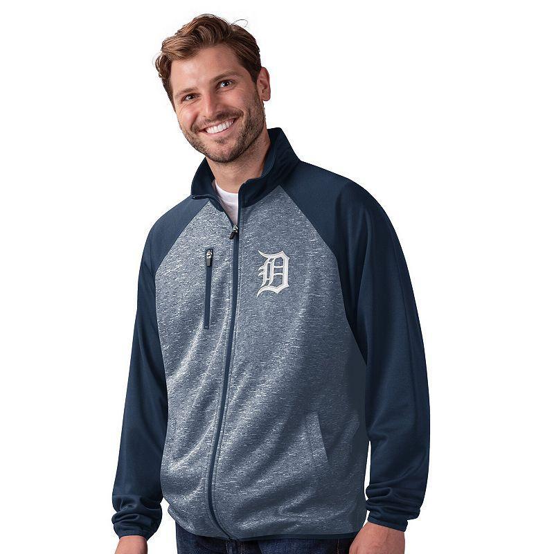 Men's G-III Sports by Carl Banks Royal Chicago Cubs Runners Raglan Full-Zip Track Jacket,  Product Image