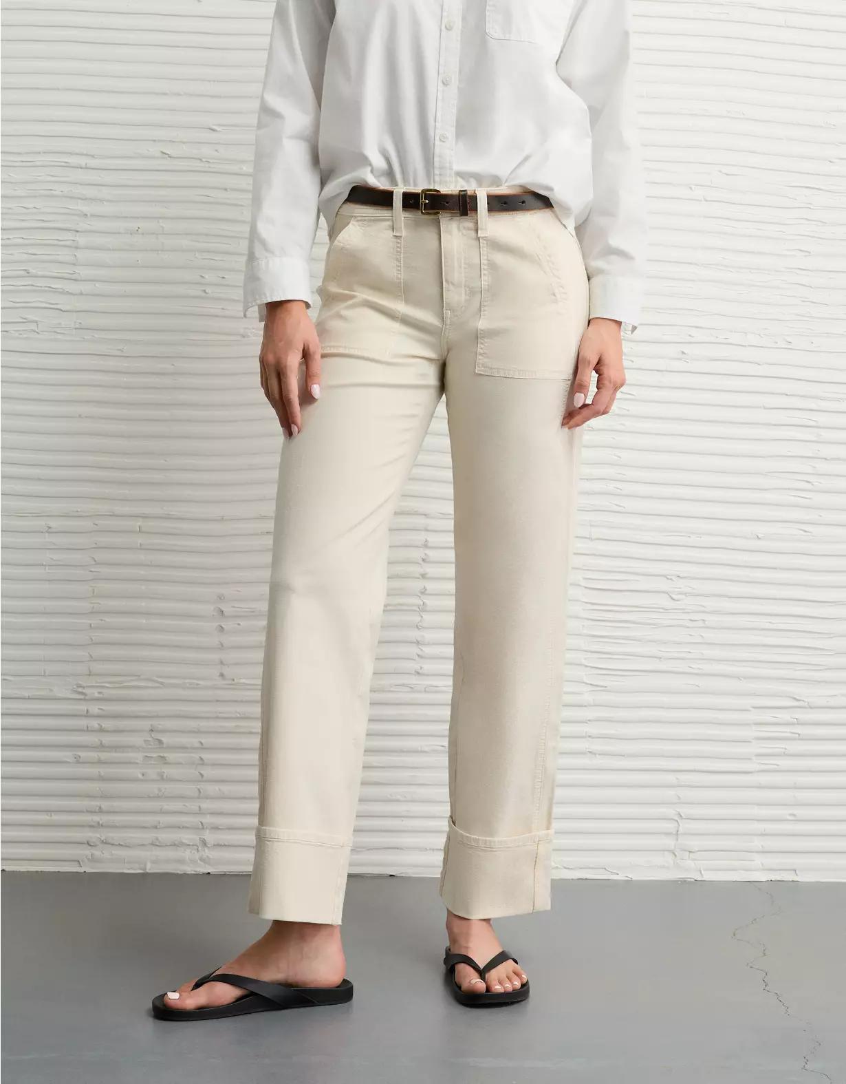 AE Stretch High-Waisted Stovepipe Pant Product Image
