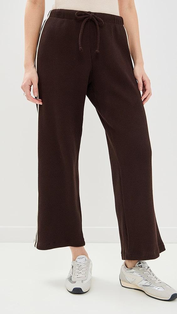 DONNI. The Thermal Crop Stripe Pants | Shopbop Product Image