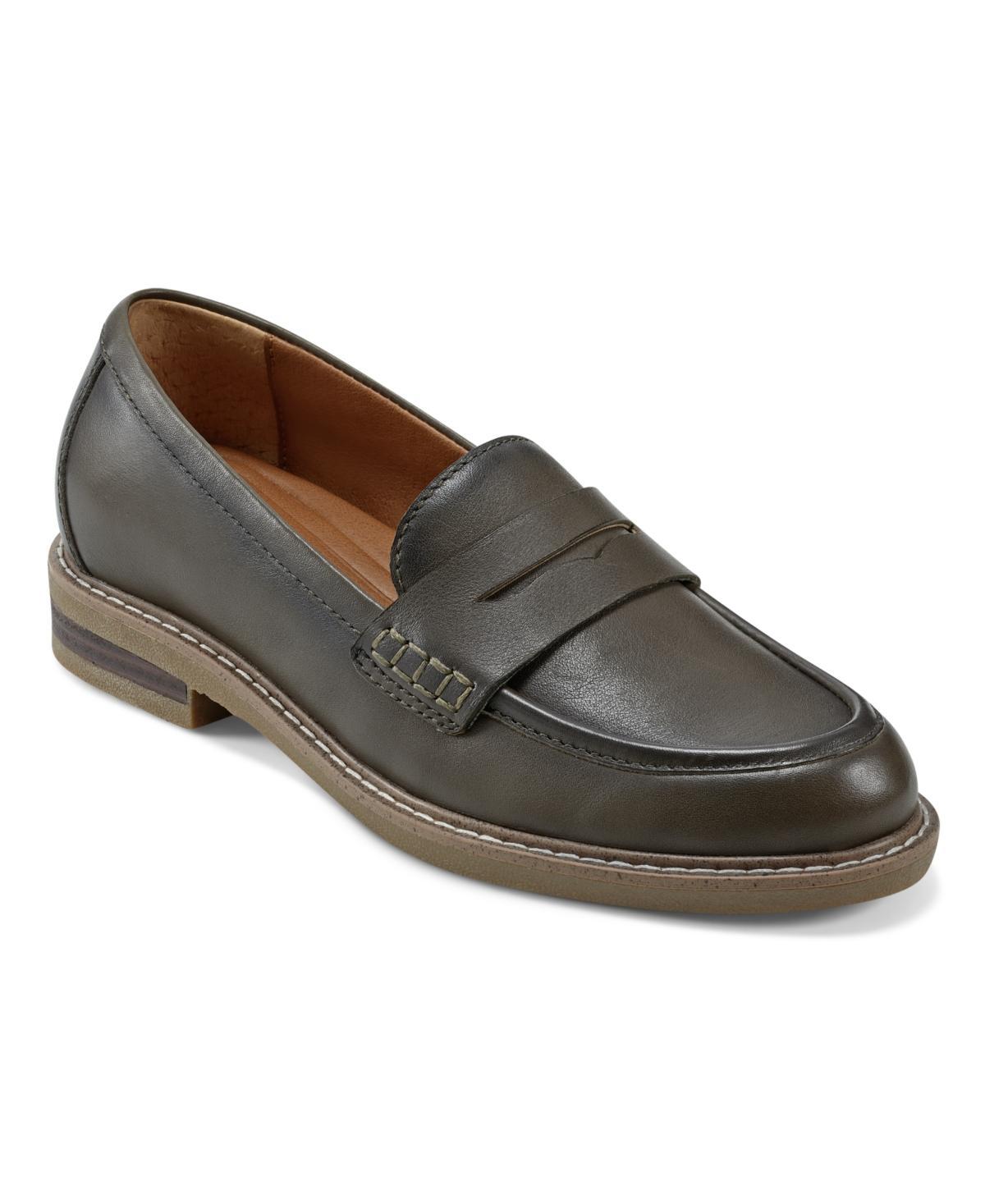 Earth Womens Javas Round Toe Casual Slip-On Penny Loafers Product Image