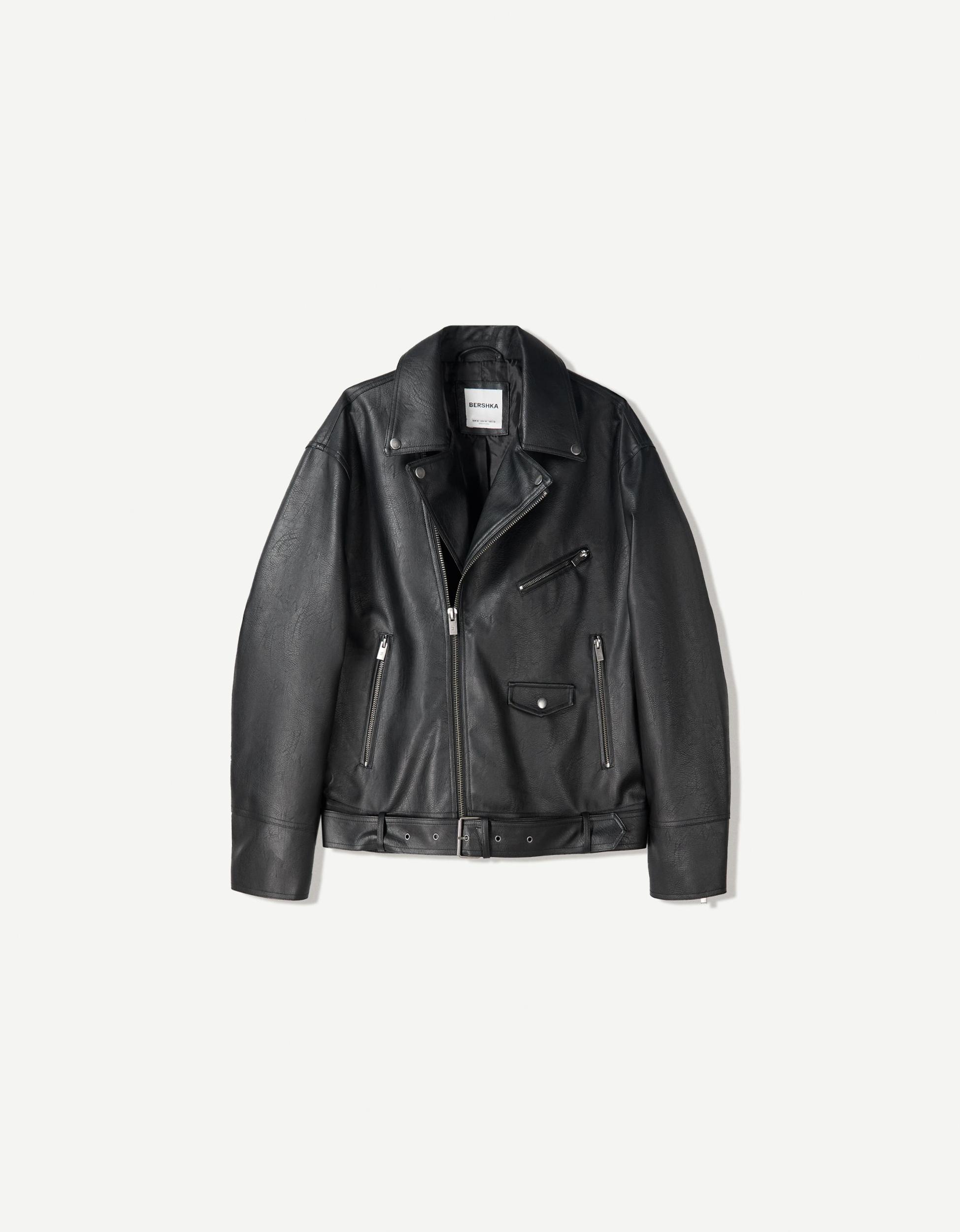 Leather effect jacket Product Image