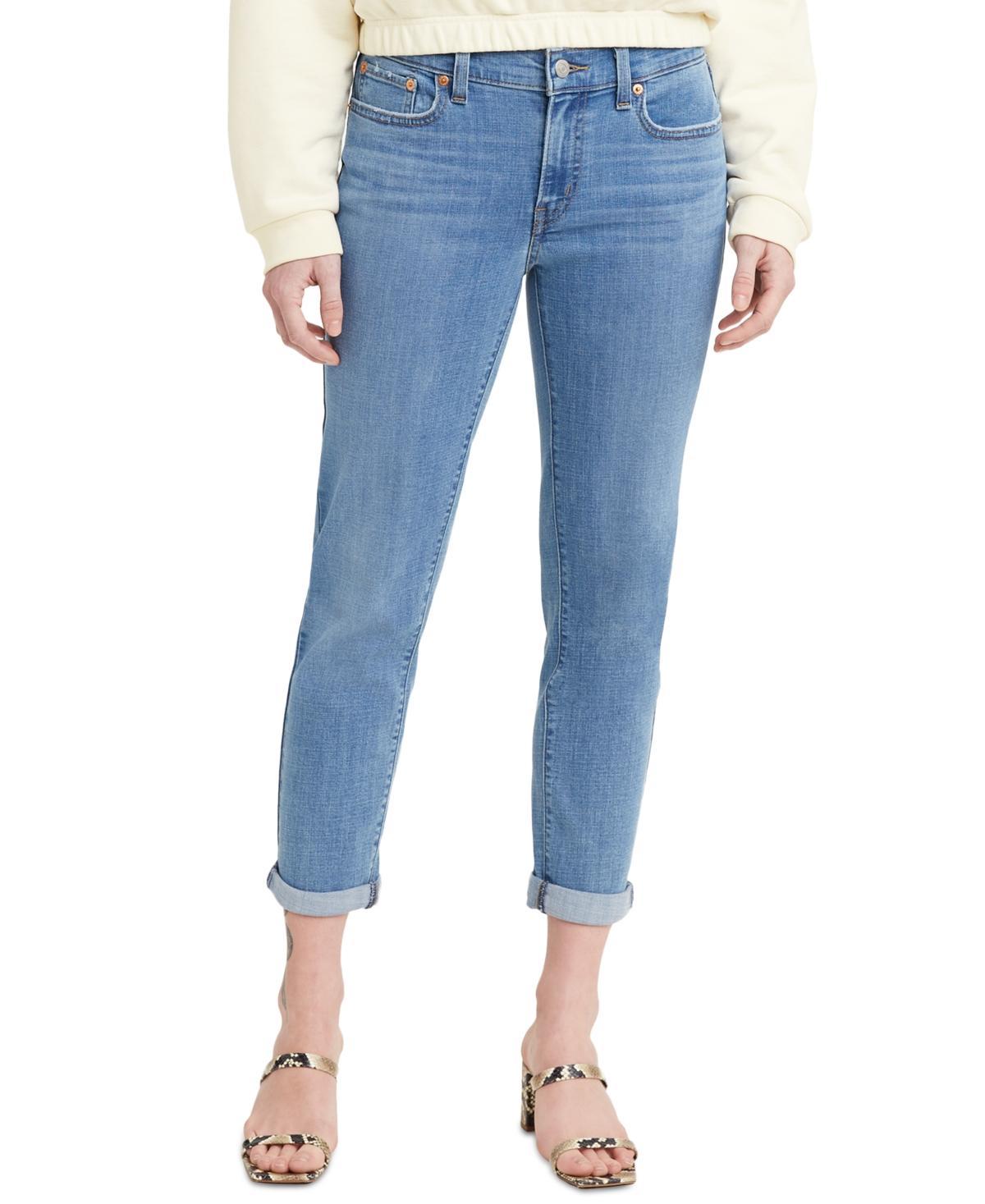 Womens Levis Boyfriend Jeans Blue Layer Product Image