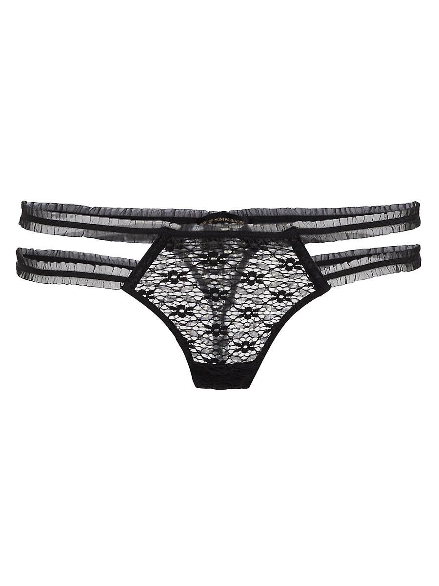 Womens Chante Lace Thong Product Image
