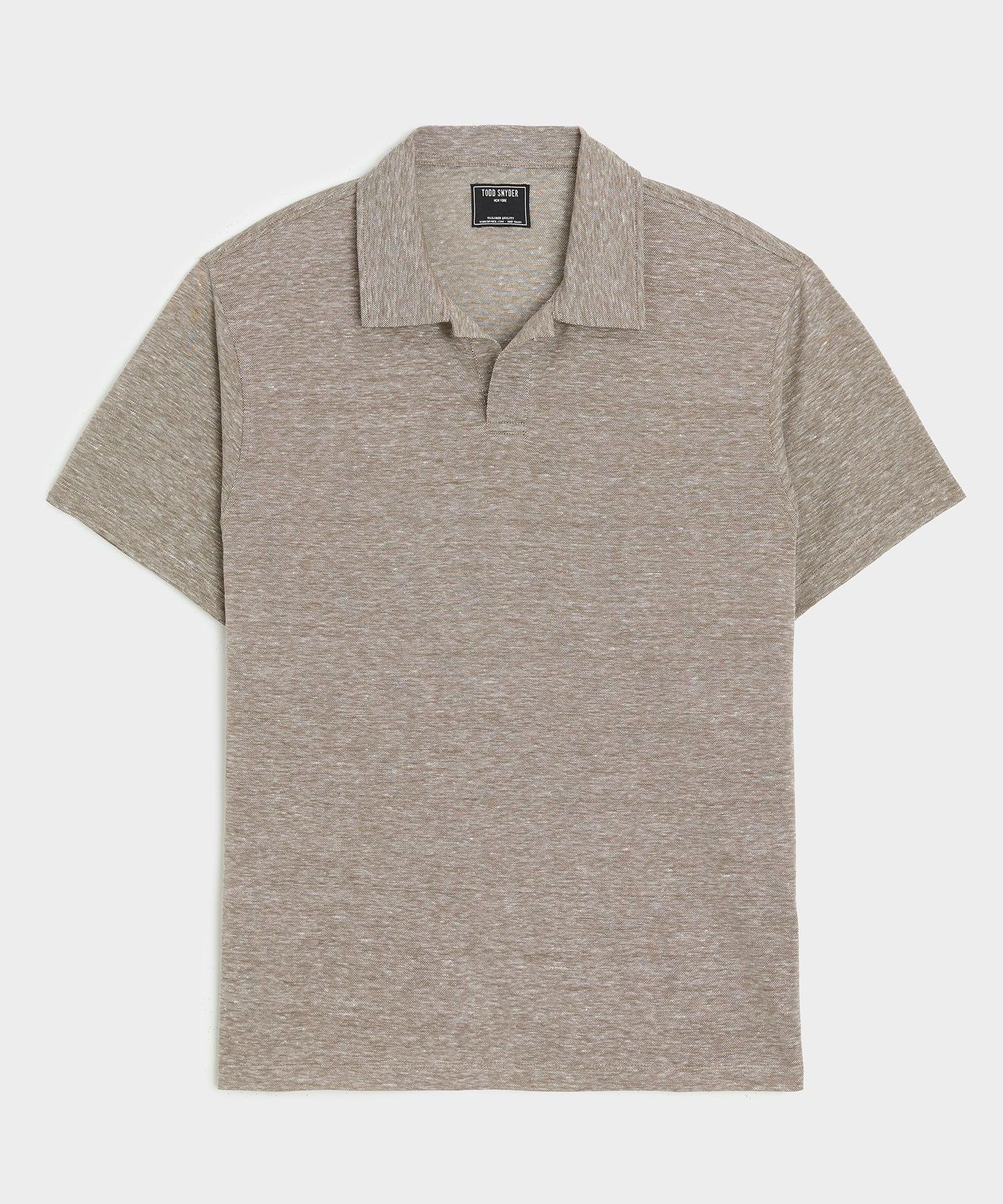 Cotton-Linen Pique Montauk Polo Product Image
