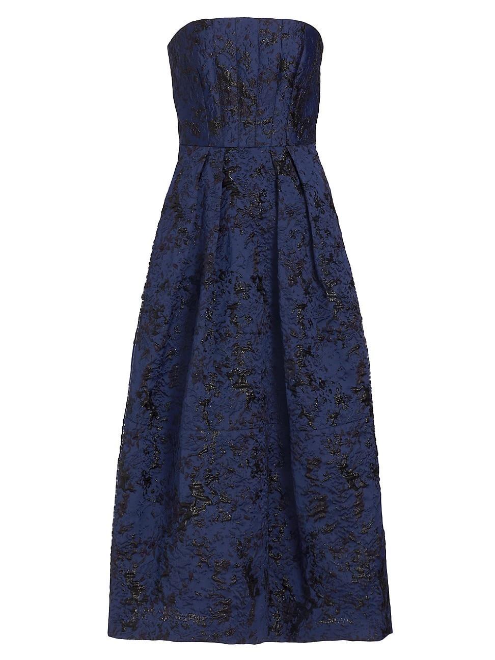 Ml Monique Lhuillier Isabel Jacquard Midi Dress Product Image