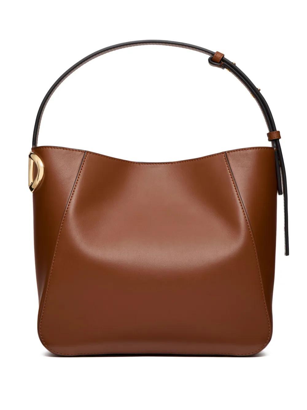 VALENTINO GARAVANI Vlogo Side Bucket Bag In Brown Product Image