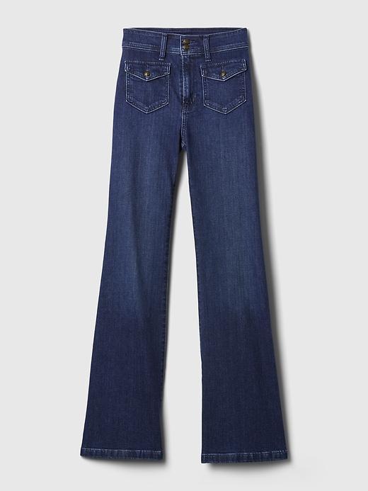 High Rise '70s Flare Jeans Product Image