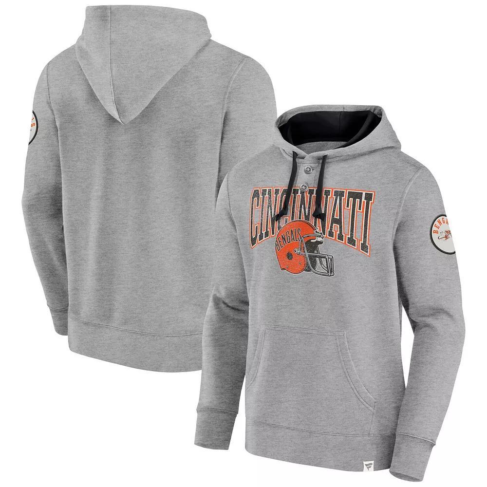 Men's Fanatics Black Cincinnati Bengals Label Maker Pullover Hoodie,  Product Image